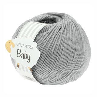 Cool Wool Baby, 50g | Lana Grossa – grigio argento, 