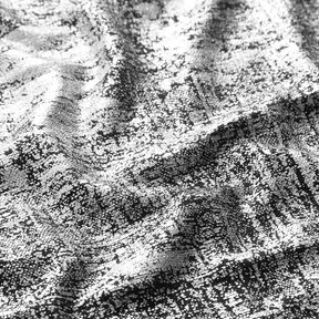 Tessuto in maglia con stampa metallizzata astratta &ndash; argento effetto metallizzato/nero, 