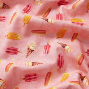 popeline di cotone Ghiacciolo stampa digitale – rosa anticato, 