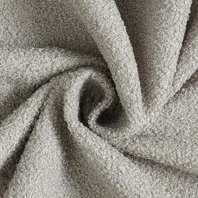 tessuto da tappezzeria bouclé – grigio chiaro, 