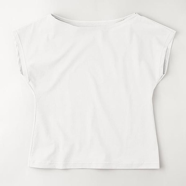 bambù jersey di viscosa tinta unita – bianco lana,  image number 8