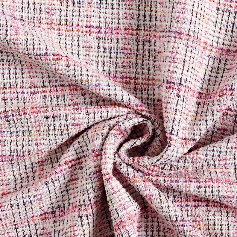 jersey jacquard bouclé scintillante – rosa,  image number 4