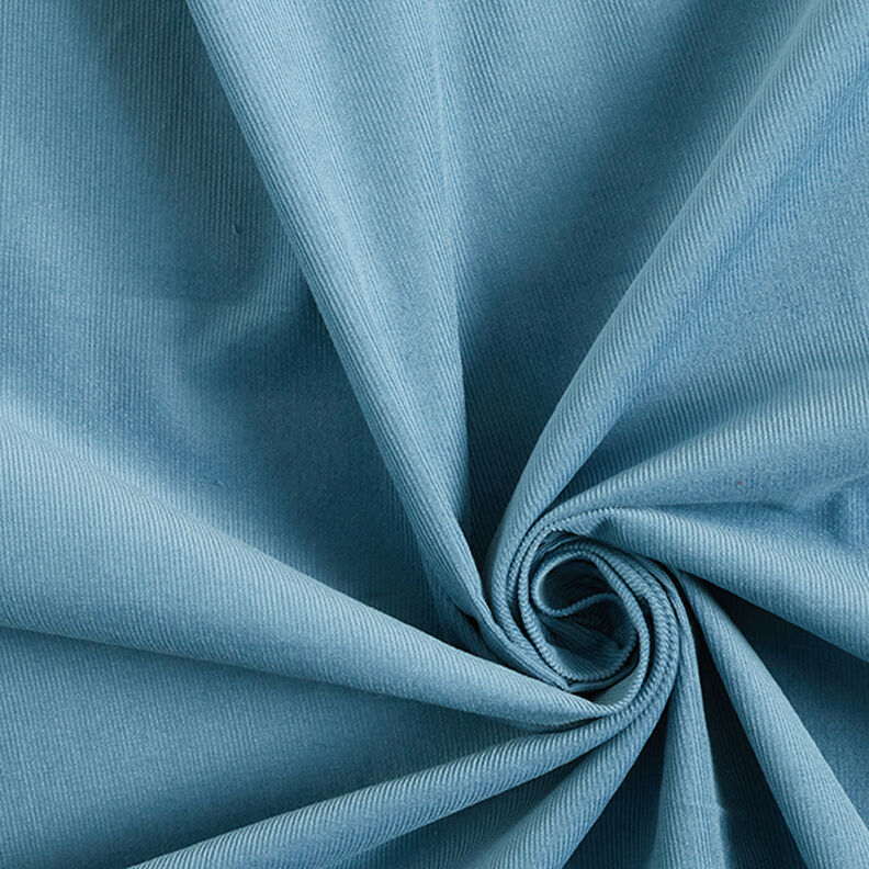 velluto a costine tinta unita – colore blu jeans,  image number 1