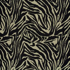 jersey di viscosa Stampa zebra – cachi chiaro/nero, 