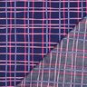 popeline di cotone Quadri ondulati | Poppy Fabrics – indaco/rosa,  thumbnail number 4
