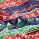 soffice tessuto in felpa, sta arrivando Babbo Natale – indaco,  thumbnail number 2