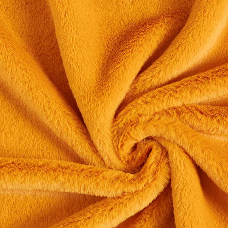 tessuto da tappezzeria ecopelliccia – giallo curry,  image number 1
