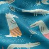 jersey di cotone Coccodrilli felici – blu oceano,  thumbnail number 2