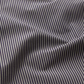 Tessuto per camicia a righe verticali – nero/grigio, 