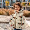 tessuto peluche teste di cane | Poppy Fabrics – beige chiaro/marrone nerastro,  thumbnail number 5