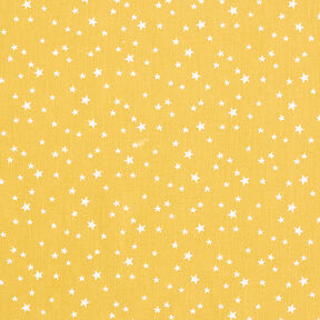 popeline di cotone stelle irregolari – senape, 