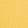 popeline di cotone stelle irregolari – senape,  thumbnail number 1