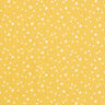 popeline di cotone stelle irregolari – senape,  thumbnail number 1