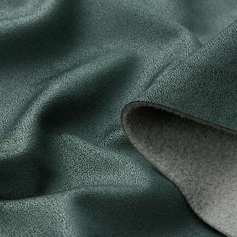 tessuto da tappezzeria ultramicrofibra effetto pelle – verde scuro,  image number 3