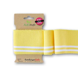 GOTS tessuto in maglia per bordi e polsin CUFF ME POLO [140 cm | 7,5 cm]  | Albstoffe, 