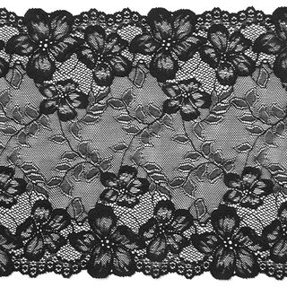 pizzo elastico Hera [220 mm] - nero, 