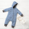 Sherpa Misto cotone tinta unita – blu acciaio,  thumbnail number 7