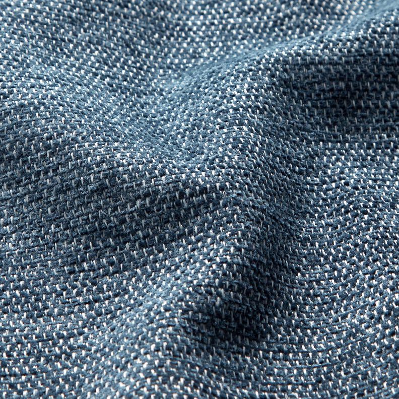 tessuto da tappezzeria ciniglia mélange – blu/grigio argento,  image number 2