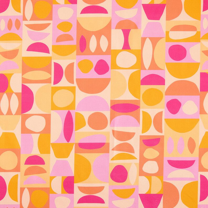 tessuto arredo mezzo panama Variazioni colorate – giallo chiaro/violetto pastello, image number 1