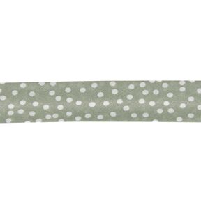 Nastro in sbieco punti sparsi [20 mm] – cachi chiaro, 