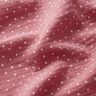 mussolina / tessuto doppio increspato piccoli pois – rosa anticato/bianco,  thumbnail number 2