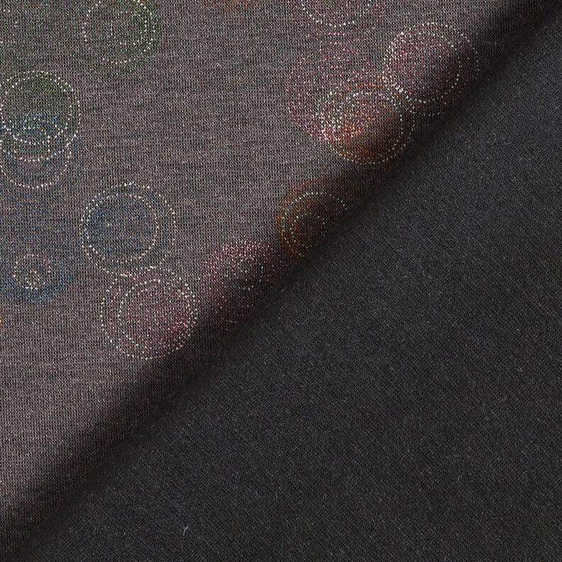 jersey di viscosa Cerchi variopinti – grigio pietra, image number 4