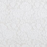 Pregiato tessuto di pizzo con motivo floreale – bianco,  thumbnail number 1