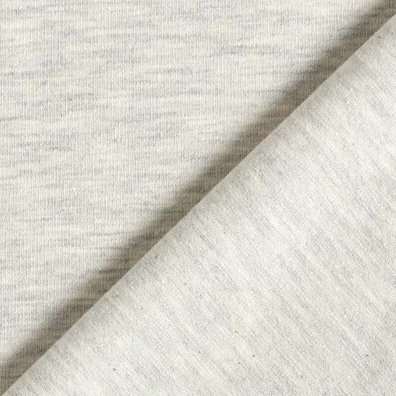 jersey di cotone medio mélange – grigio chiaro,  image number 3