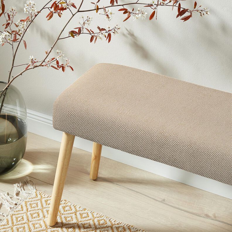 tessuto da tappezzeria mélange morbido – beige scuro, image number 6