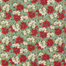 tessuto arredo gobelin Stelle di Natale bicolori – beige chiaro/rosso,  thumbnail number 1