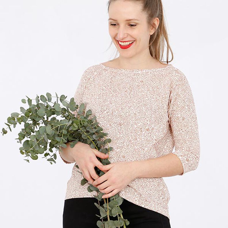 FRAU KARLA - maglia estiva con maniche a 3/4, Studio Schnittreif | XS - XXL,  image number 4