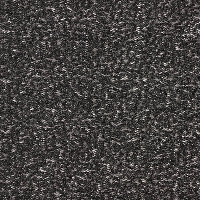 Tessuto con lustrini a serpentina – nero,  image number 1