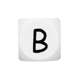 Lettere dell’alfabeto legno B, bianco, Rico Design, 