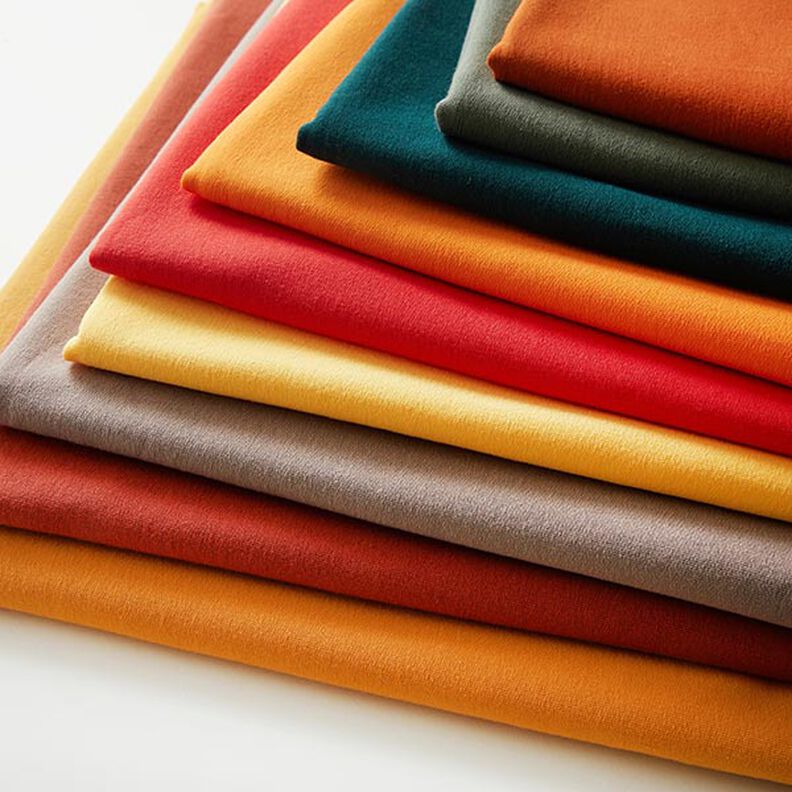 felpa di cotone leggera tinta unita – giallo sole | Resto 110cm, image number 11