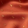 tessuto in viscosa, gocce glitter – terracotta,  thumbnail number 3