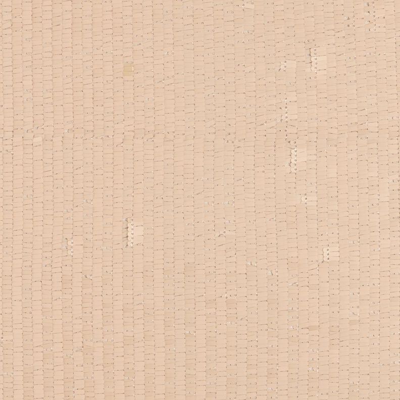 tessuto con paillettes Rettangoli – rosa antico chiaro,  image number 4