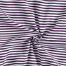 tessuto per polsini Righe tubolari – prugna/bianco,  thumbnail number 3