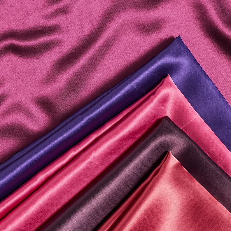 Fodera in raso tinta unita – rosa fucsia acceso, image number 4
