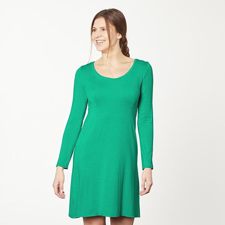 jersey di cotone medio tinta unita – verde,  image number 6