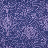 popeline di cotone Eden | Nerida Hansen – blu marino/lillà,  thumbnail number 1