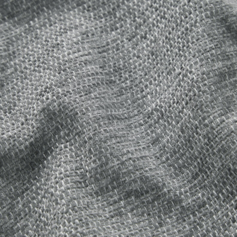 tessuto da tappezzeria ciniglia mélange – grigio ardesia/grigio argento, image number 2