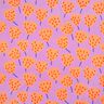 Popeline di cotone Tulips | Nerida Hansen – lavanda/arancio pesca,  thumbnail number 1