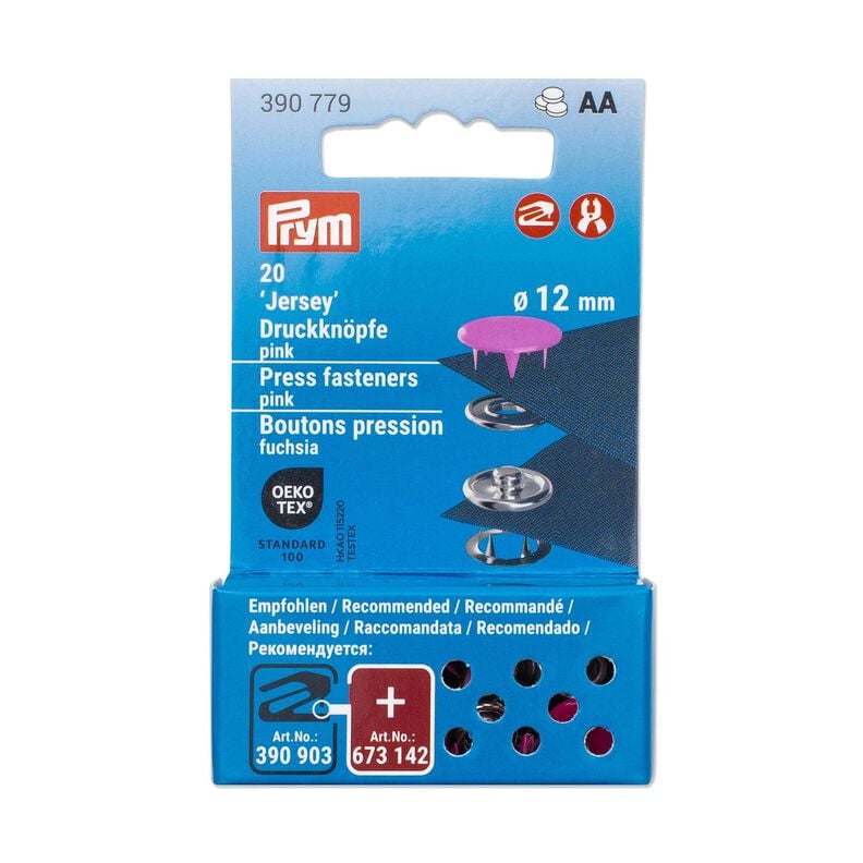Bottoni automatici per jersey [12 mm] | Prym – pink,  image number 3