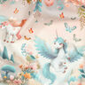 jersey di cotone Unicorni stampa digitale | by Poppy – bianco lana/eucalipto,  thumbnail number 2