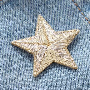 applicazione stella – oro effetto metallizzato, 