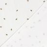 mussolina / tessuto doppio increspato Piccole api – bianco lana/oro,  thumbnail number 4