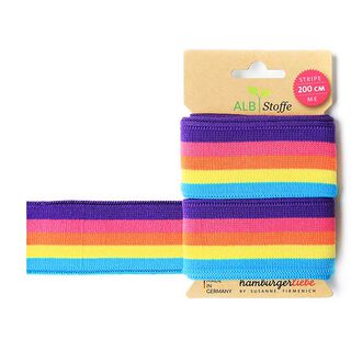 GOTS nastri jacquard bio STRIPE ME COLLEGE [200 cm | 3,5 cm] | Albstoffe | Hamburger Liebe, 