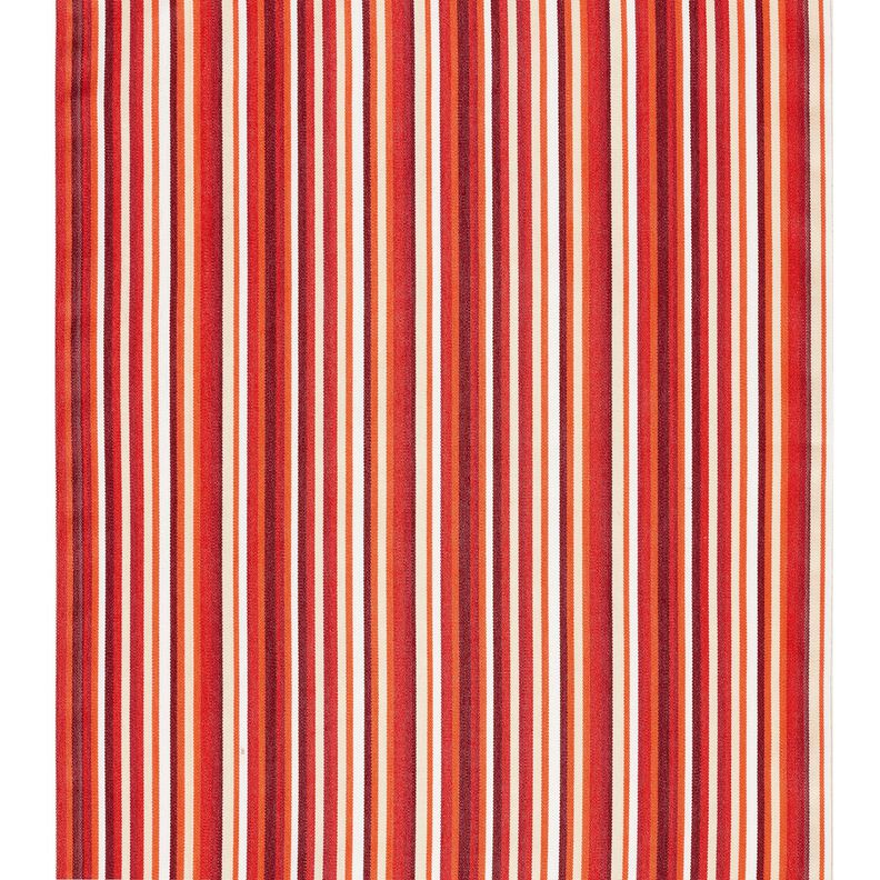 Outdoor Tessuto per sedia a sdraio Righe longitudinali 44 cm – rosso scuro/arancione,  image number 1