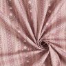 tessuto in cotone popeline Ghirlande di fiori – rosa anticato/bianco lana,  thumbnail number 3