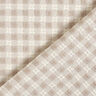 Tessuto in cotone a quadri strutturati – bianco/anacardo,  thumbnail number 5